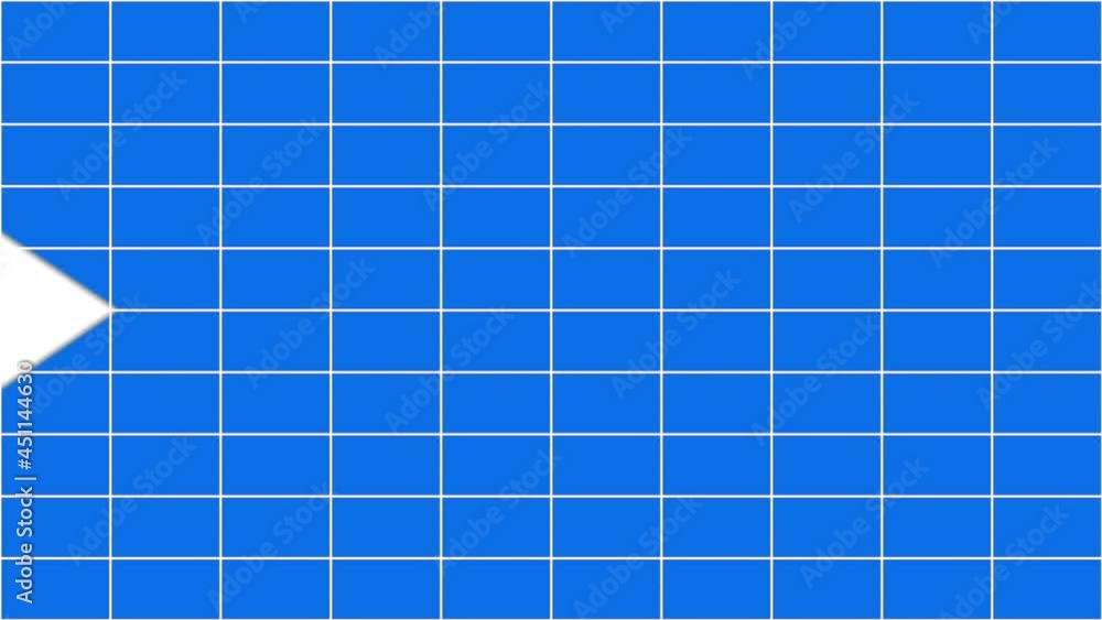 Animation of white arrows over white grid on blue, and blue and white lines passing on black Animation of white arrows over white grid on blue, and blue and white lines passing on black