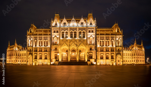 Parliament in Budapest at night