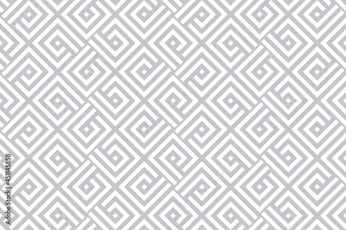 Abstract geometric pattern. A seamless vector background. White and gray ornament. Graphic modern pattern. Simple lattice graphic design.