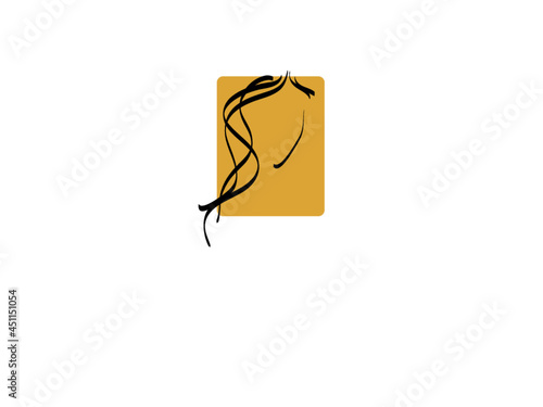 yellow hairstyle