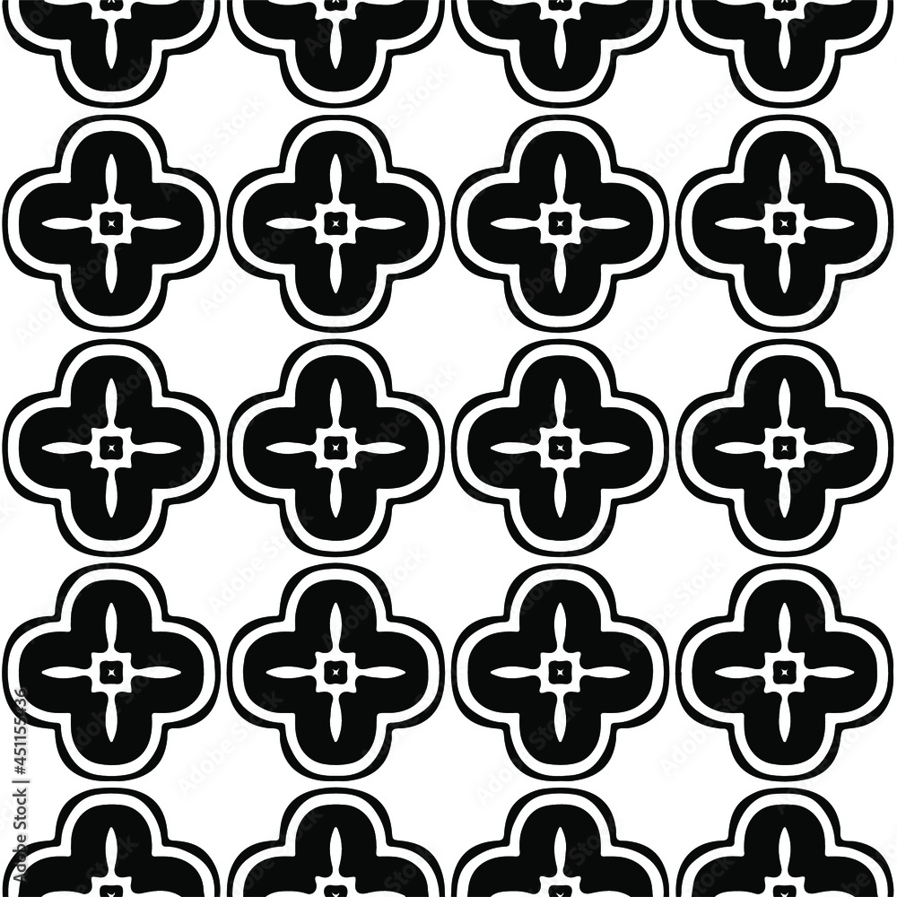 Seamless vector pattern in geometric ornamental style. Black ornament. Seamless vector pattern in geometric ornamental style. Black ornament.