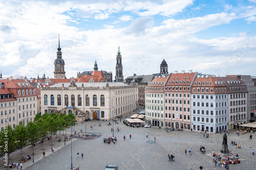 Neumarkt in Dresden Platz vor der Frauenkirche