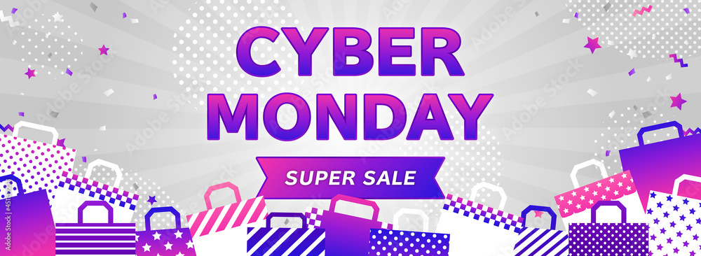 Obraz premium サイバーマンデー バナーテンプレート