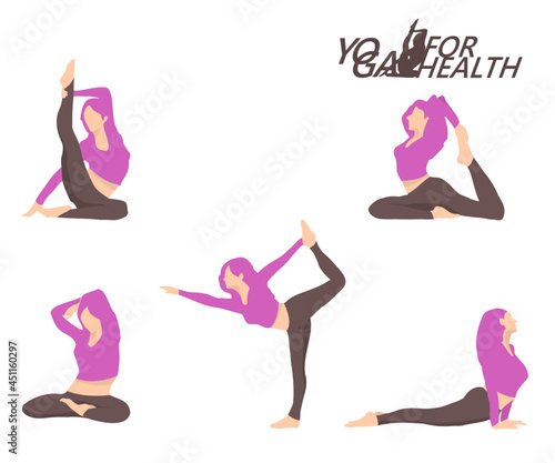 Yoga with 6 yoga poses "yoga for health"