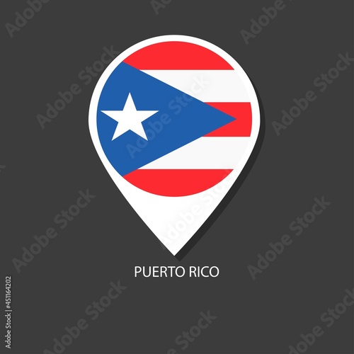Puerto Rico flag Vector marker with flags. Free Download Puerto Rico flag Vector marker with flags. - GFXLoad