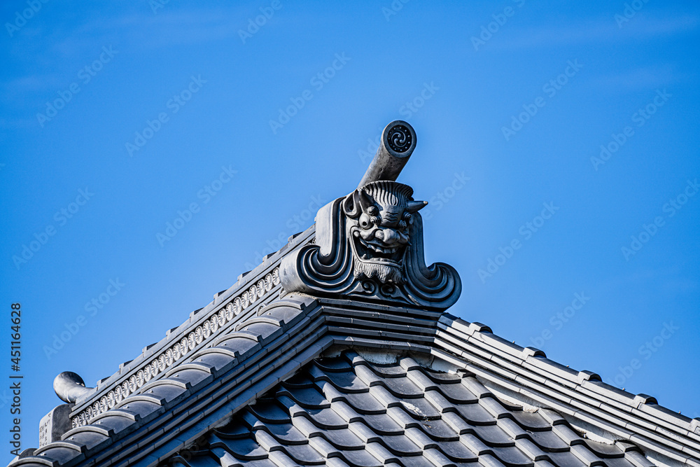 Obraz premium 日本の美 鬼瓦 