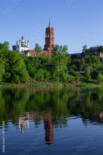 The sunny city of Kungur, Perm Krai. Spring presents amazing pictures!