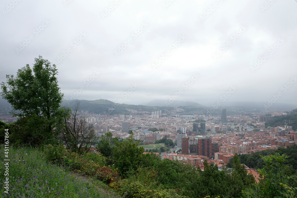 Panorama of the city of Bilbao