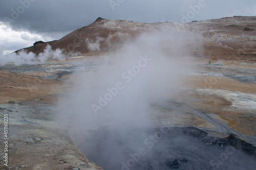 geyser in park national park