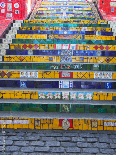 Rio de Janeiro, Brazil - 01.05.2021: Selaron Steps