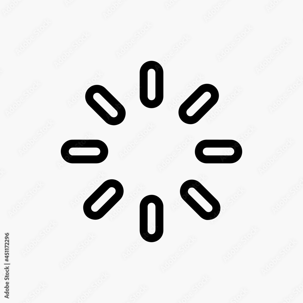 old style Loading Vector Icon old style Loading Vector Icon