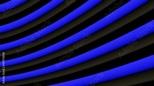 Neon light of Modern design., flight forward through digital corridor, appearing glowing lines, ultraviolet spectrum., 4K Animation Background Loopable.