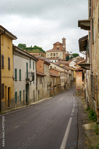 Fototapeta Naklejka Na Ścianę i Meble -  Calliano, historic town in Monferrato, italy