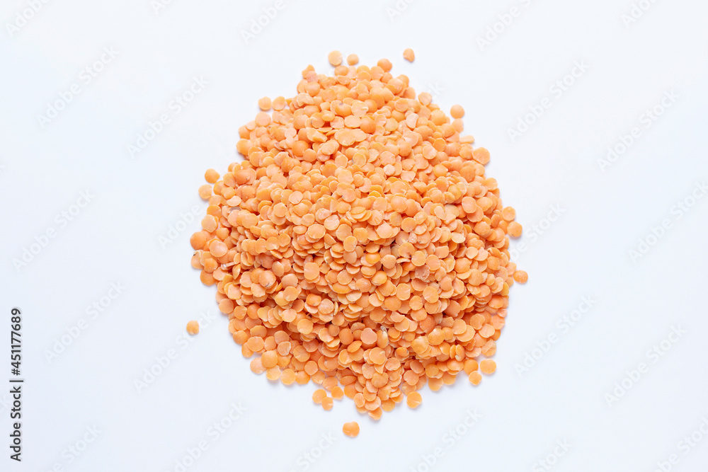 Masoor dal, Lens culinaris, Satara, Maharashtra, India. Legime with edible seeds Masoor dal, Lens culinaris, Satara, Maharashtra, India. Legime with edible seeds