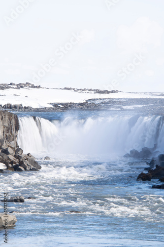 waves crashing on rocks