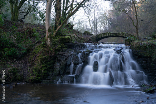 sunnyhurst wood waterfall