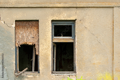 Abandoned industrial building