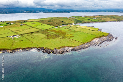 Aerial view of St. John's Point, County Donegal, Ireland