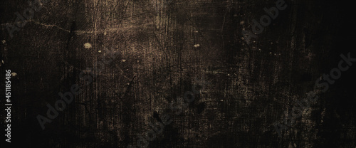 Dark grunge background with scratches, Scary red dark walls, concrete cement texture for background