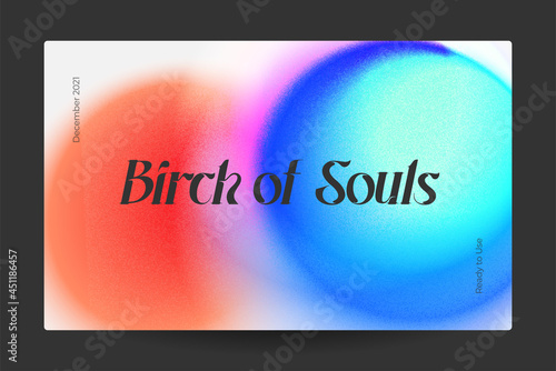 web banner template retro gradients colorful abstract blurry