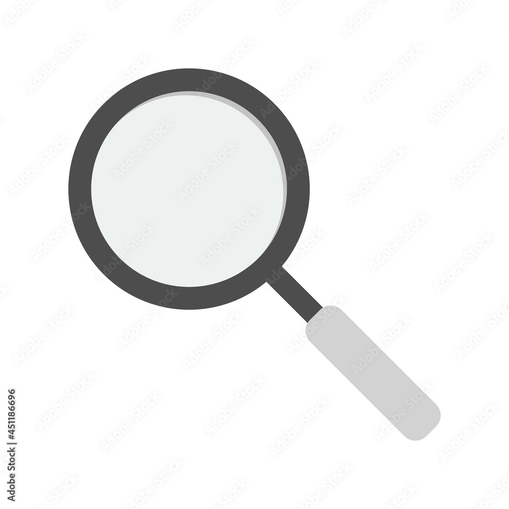 Magnifier Flat Grey Icon Design Magnifier Flat Grey Icon Design