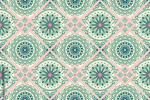 Seamless geometric patterns for background, carpet, wallpaper, clothing, wrapping, batik, fabric and more.