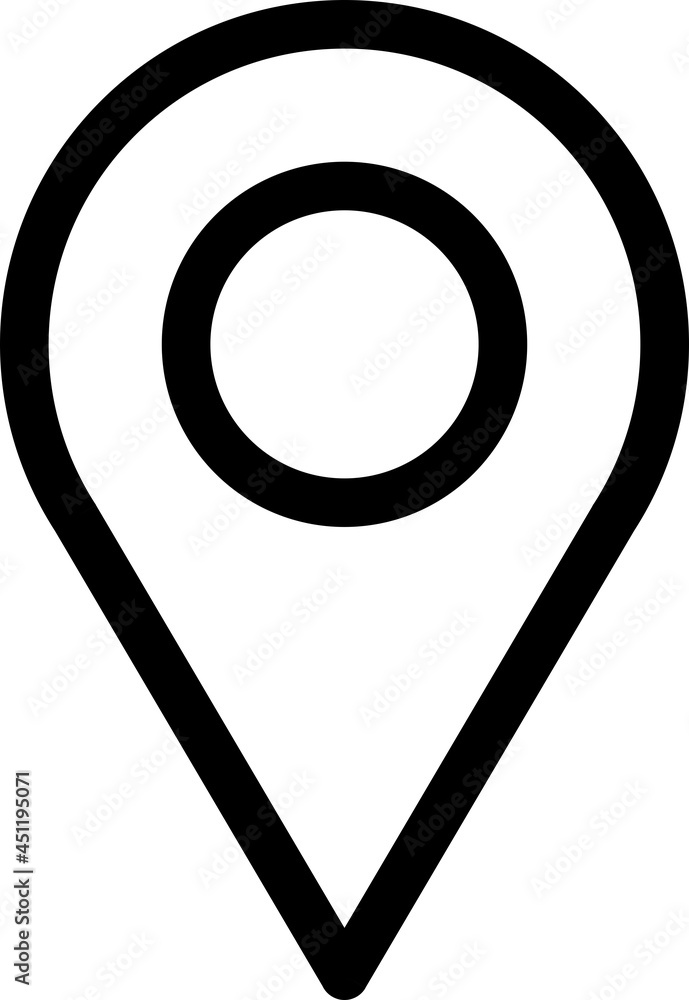 Location Vector Line Icon Design Location Vector Line Icon Design