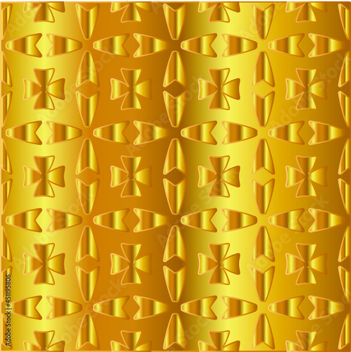 Gold metal texture background vector illustration 