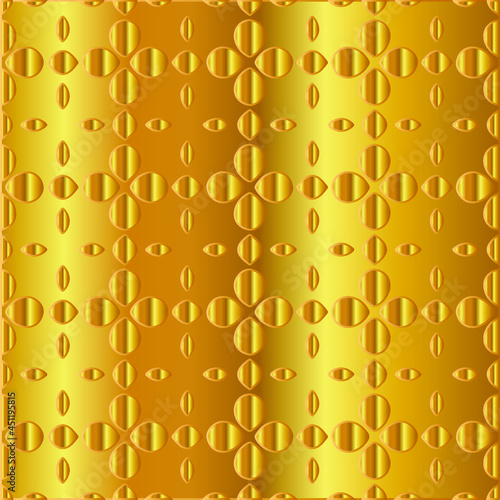 Gold metal texture background vector illustration 