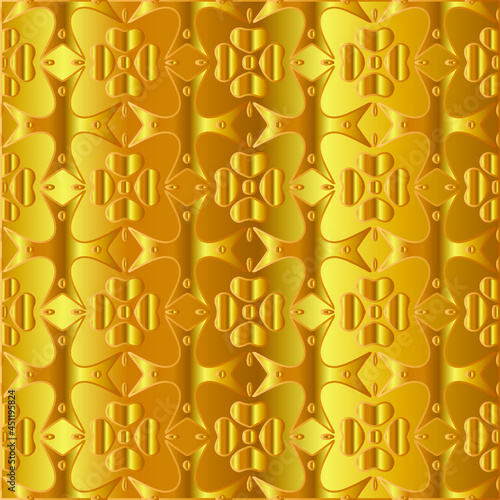 Gold metal texture background vector illustration 