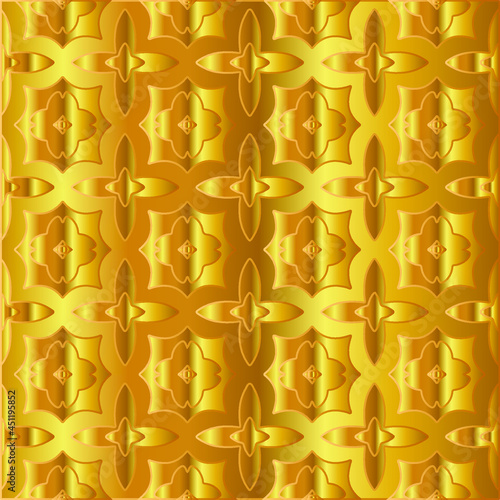 Gold metal texture background vector illustration 