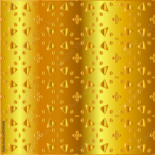 Gold metal texture background vector illustration 