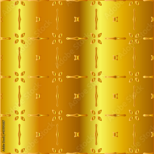 Gold metal texture background vector illustration 