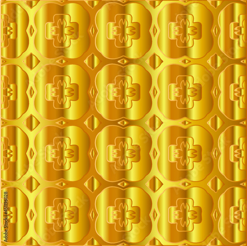 Gold metal texture background vector illustration 