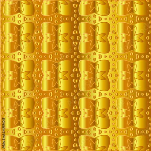 Gold metal texture background vector illustration 