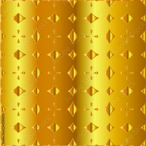 Gold metal texture background vector illustration 
