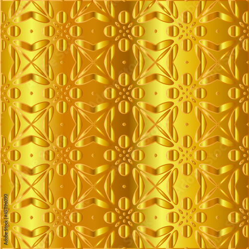 Gold metal texture background vector illustration 
