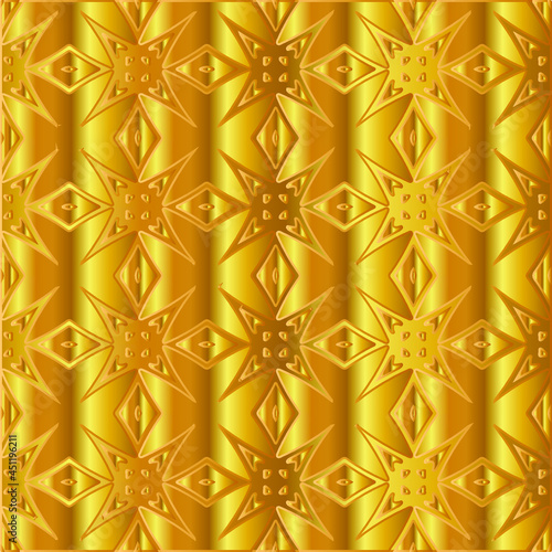 Gold metal texture background vector illustration 
