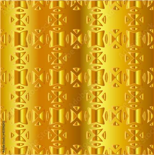 Gold metal texture background vector illustration 
