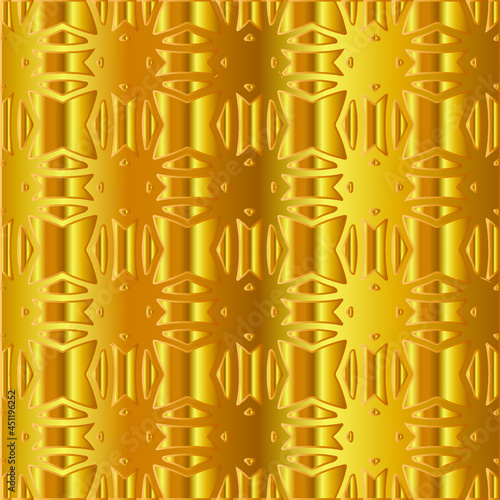 Gold metal texture background vector illustration 
