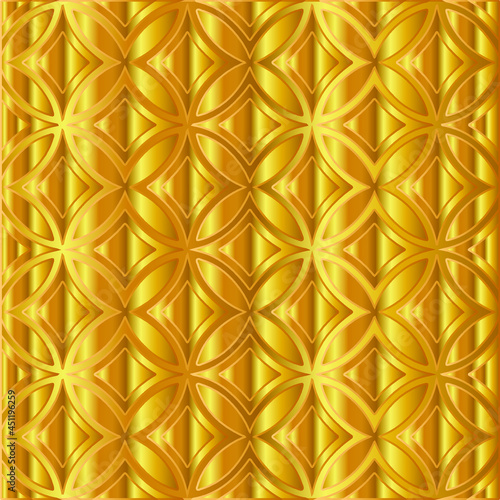 Gold metal texture background vector illustration 
