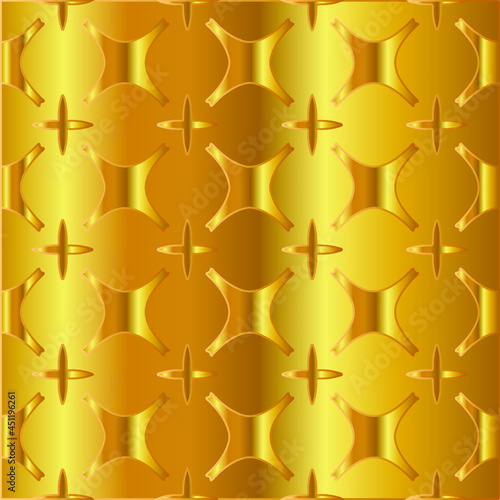 Gold metal texture background vector illustration 
