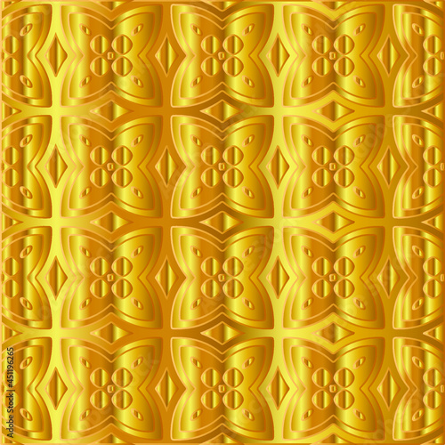 Gold metal texture background vector illustration 
