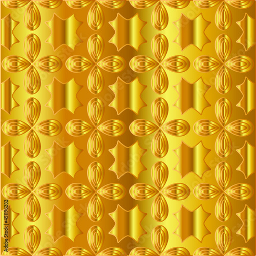Gold metal texture background vector illustration 
