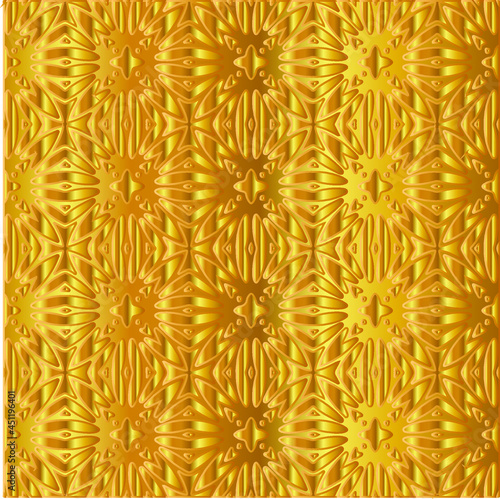 Gold metal texture background vector illustration 
