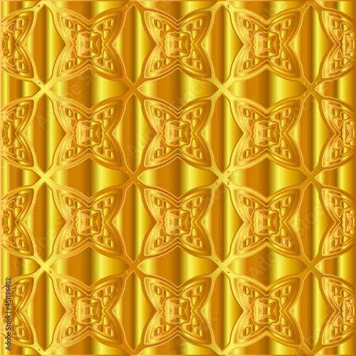 Gold metal texture background vector illustration 
