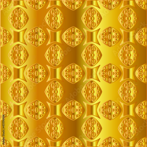 Gold metal texture background vector illustration 
