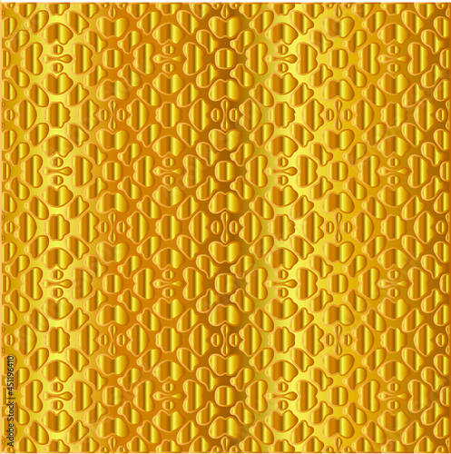Gold metal texture background vector illustration 
