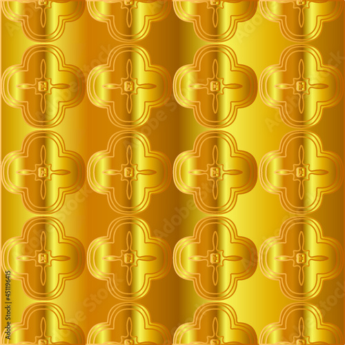 Gold metal texture background vector illustration 
