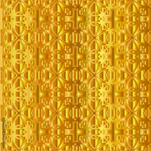 Gold metal texture background vector illustration 
